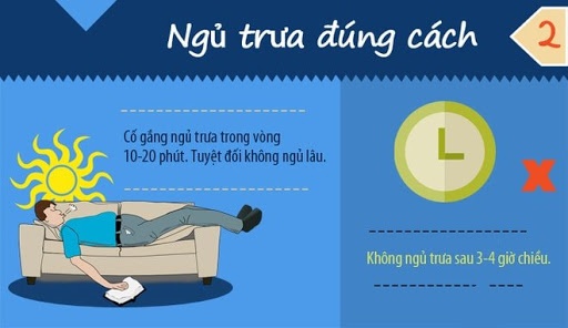 ngủ trưa đúng cách